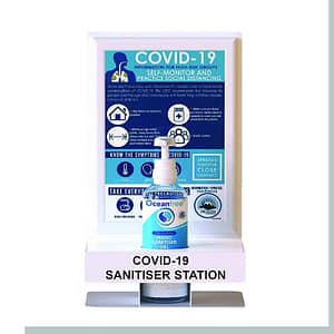 Borne murale ou auto portante Gel hydroalcoolique