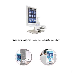 Borne murale ou auto portante Gel hydroalcoolique